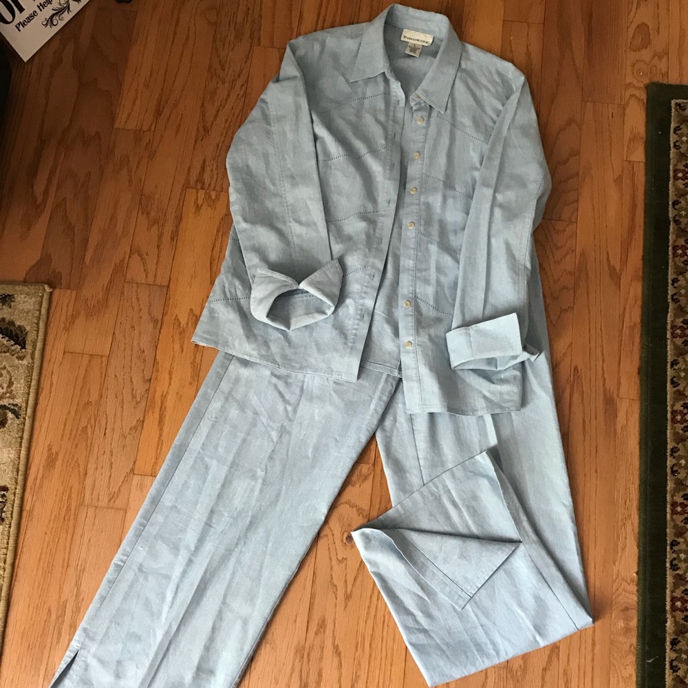 2 pc Evan - Picone Linen/Rayon pants and jacket